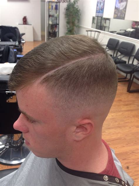 A hard part will give the whole hairstyle a beautiful modern touch and. Medium skin fade with a hard part - Yelp