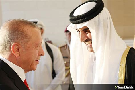 Katar Emiri Cumhurbaşkanı Erdoğan ı ülkesinde ağırlamaktan mutluluk