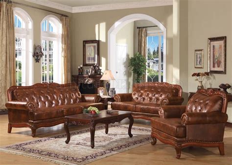 Capturing the bold elements of traditional design, the birmingham sofa adds a sophistication to your living space with the warm brown and. Birmingham 05945 Sofa in Brown by Acme w/Options