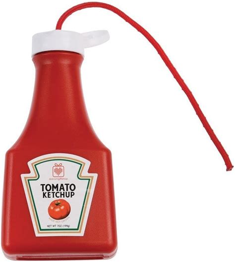 Fake Squirt Ketchup Sauce Bottle Heinz Classic Funny Prank Gag Joke Novelty Prop
