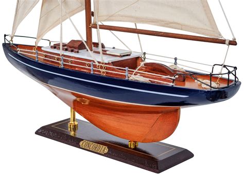 Model Ship Concordia 67cm Ship Model Wooden Ship Sailing Ship Antique