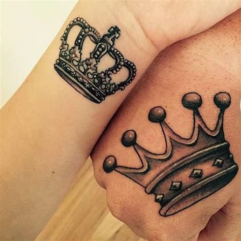Matching King And Queen Tattoos Designs Ideas And Meaning Tattoos