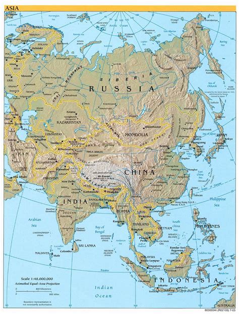 Map Of Asia Political Map Of Asia Nations Online Project World Of Map 3