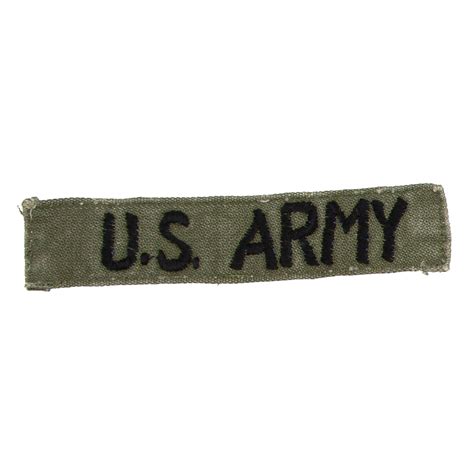 1960s Vietnamese Made Subdued Us Army Branch Tape Patch Omega Militaria