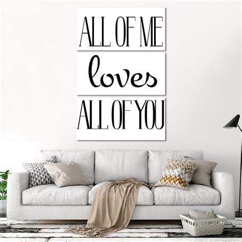 All Of Love Typography Wall Art Digital Art