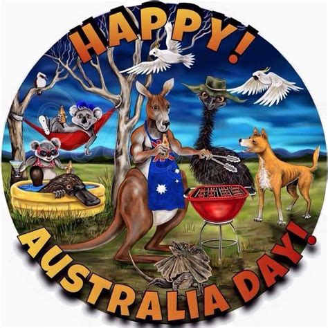 Pin By Kim Defreese On Aussiemiscellaneous Happy Australia Day