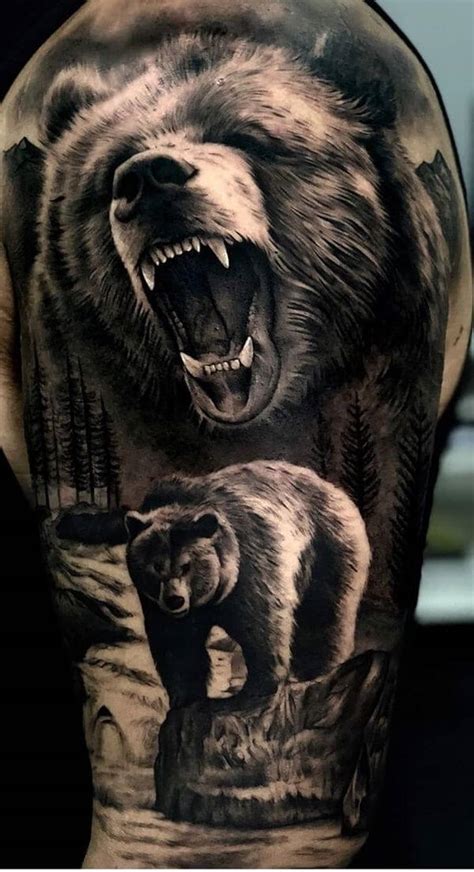 Grizzly Bear Tattoo Meaning The Majestic Symbolism Of Grizzly Bear Tattoos