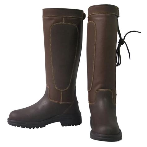 Tuffrider Mens Lexington Waterproof Tall Country Boots Horse Riding