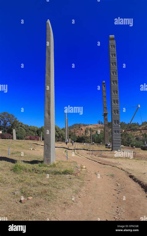 Stelae Park Of Axum Hi Res Stock Photography And Images Alamy