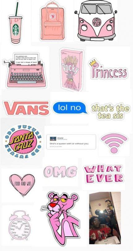 20+ Ideas Wall Paper Laptop Aesthetic Pink For 2019 | Print stickers