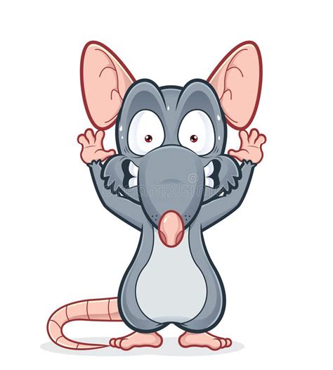 Scared Rat Vector Clipart Picture Of A Scared Rat Spon Vector