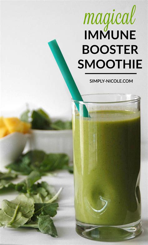 Magical Immune Booster Smoothie Simply Nicole