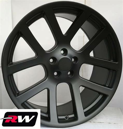 20 Rw Wheels For Dodge Ram 1500 20x9 Matte Black Srt10 Style Rims 5x5