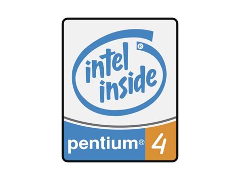 Intel Pentium 4 Processor Logo Png Vector In Svg Pdf Ai Cdr Format
