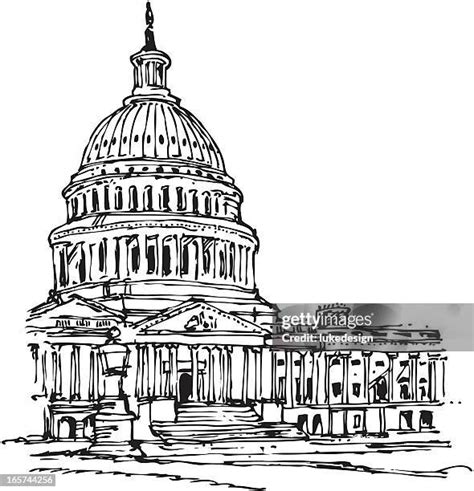 Capital Building Drawing Photos And Premium High Res Pictures Getty