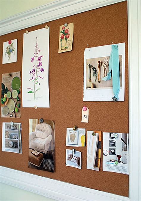 How To Make A Framed Bulletin Board Cork Board Ideas For