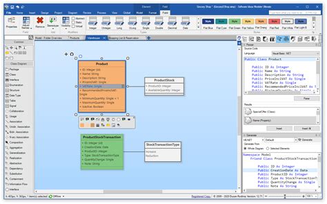 Visual Basic Uml Diagram Tool Software Ideas Modeler