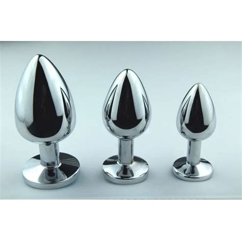 Metal Anal Plug Butt Toy Plug Anal Insert Stainless Steel Metal Plated