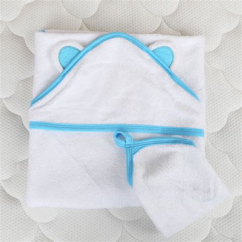 Learn about bathtime basics, baby grooming, caring for circumcisions, and baby hair care. blue trim bamboo baby hooded towel + wash cloth baby bath ...