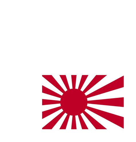 Japan Flag Rising Sun Clipart Large Size Png Image Pikpng
