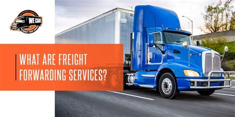 What Are Freight Forwarding Services Nts Logistics
