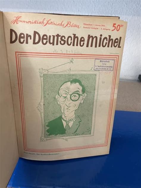 Der Deutsche Michel Humoristisch Satirische Blätter 3 Jahrgang 1956