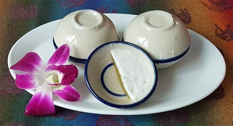 Coconut Milk Custard My Thai Cooking
