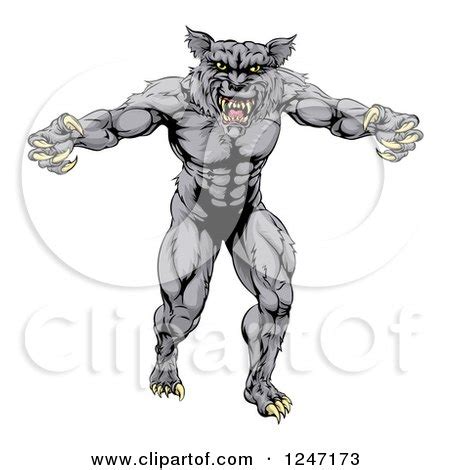 Drawings Of Werewolves With Muscles