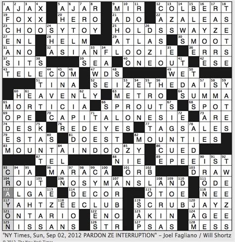 Learn about vocab spanish crossword puzzle with free interactive flashcards. Rex Parker Does the NYT Crossword Puzzle: Mexican salamander / SUN 9-2-12 / 1930s world chess ...