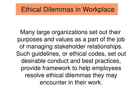 Ppt Ethical Dilemmas In Workplace Powerpoint Presentation Free