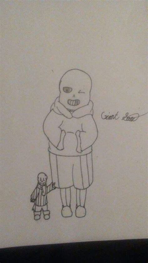 Young Giant Sans Undertale Amino