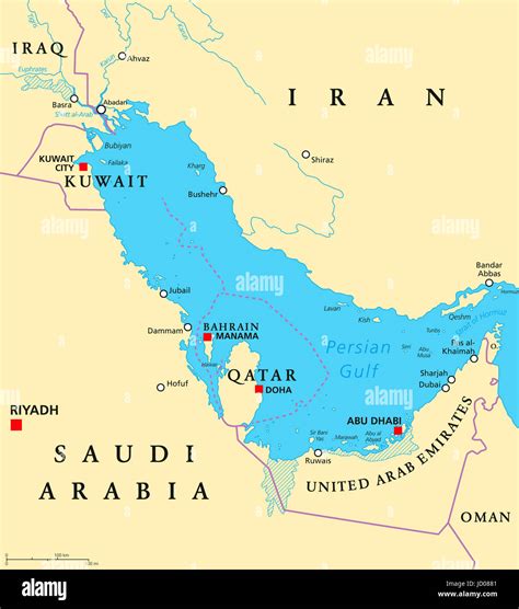 Persian Gulf Map Africa