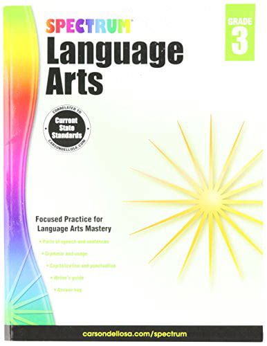Carson Dellosa Spectrum Language Arts Focused Practice For Language Arts Mastery For 3rd Grade