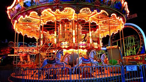 Carousel At The Jolly Roger Amusement Park On The Pier Ocean City