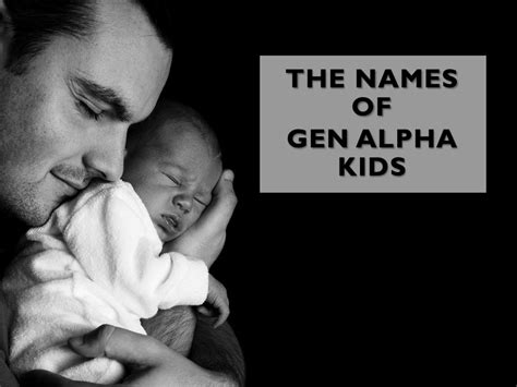 The Names Of Gen Alpha Kids ~ Relevant Childrens Ministry