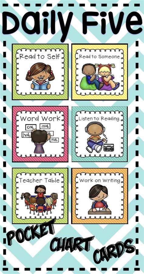 Manage Daily Five In Your Classroom With These Cute Cardsincludes
