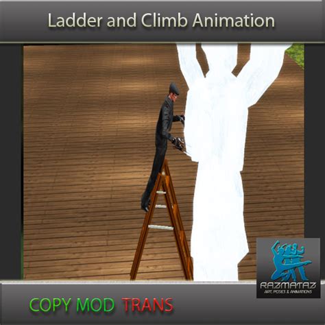 Second Life Marketplace Ladder With Climb Animation