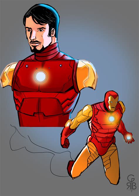 Artstation Iron Man Character Design