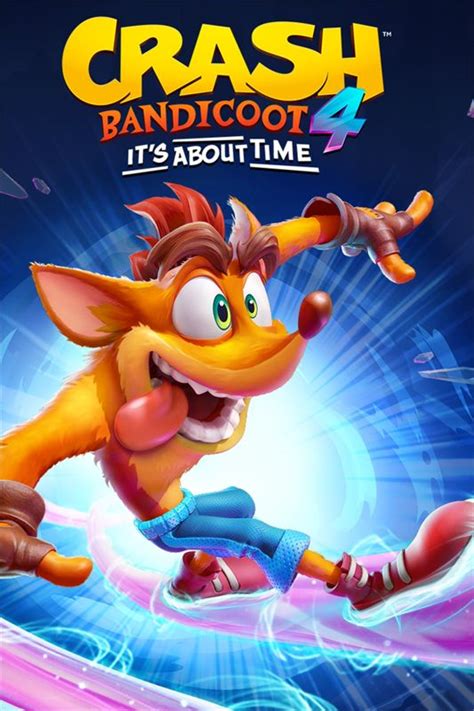 Crash Bandicoot 4 Its About Time 2020 Xbox One Box Cover Art