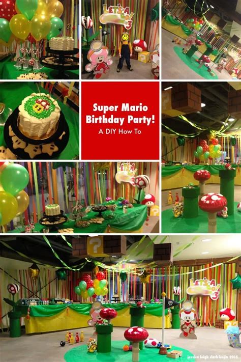 This Diy Super Mario Kids Birthday Party Is Totally Awesome