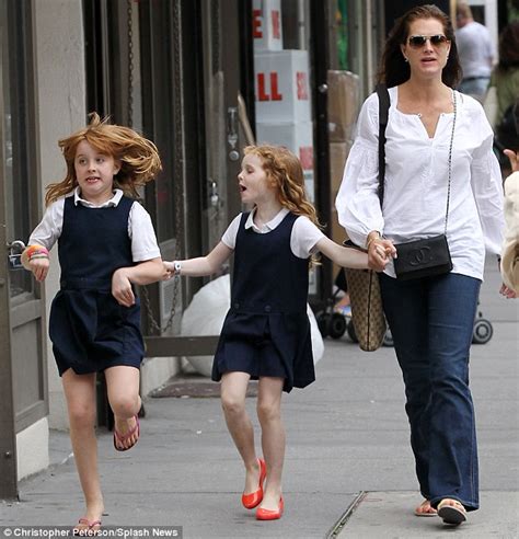 Brooke Shields Horses Around With Her Adorable Red Headed