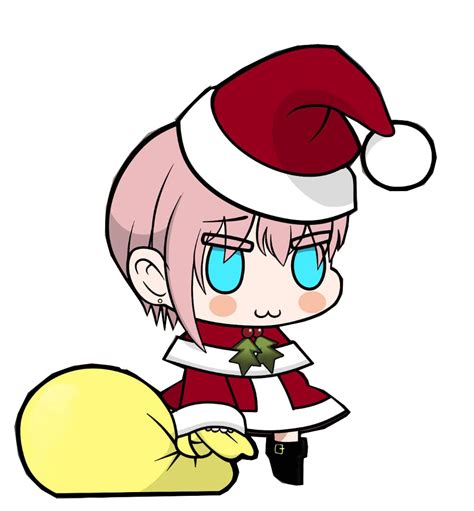 Christmas Seni Anime Gambar Anime Gambar