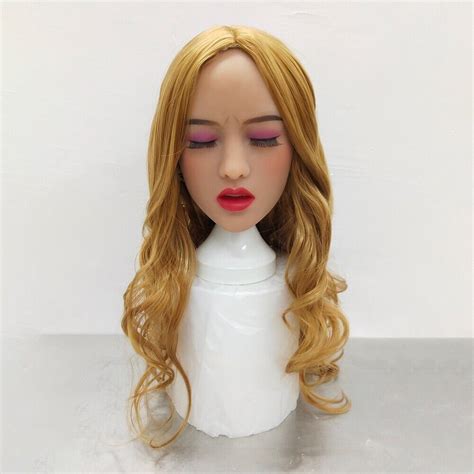 Tpe Sex Doll Head Real Oral Sex Close Eyes Adult Love Toys For Men Masturbators Ebay
