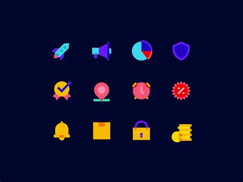 Animated Icons In Color Glass Style By Nick Kozin For Icons8 On Dribbble