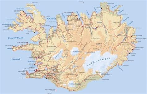 Carte De Lislande Choix De Cartes Islandaises Pour Faire Un Voyage