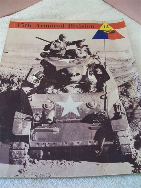 13th Armored Division Illustrated Book Wwii 1944