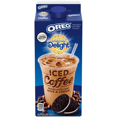 International Delight Oreo Cookie Flavored Iced Coffee Half Gallon