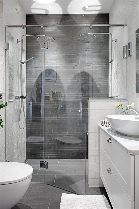 This stenciled gray bathroom makeover will inspire you to get started on your own bathroom! 30 dark grey bathroom tiles ideas and pictures
