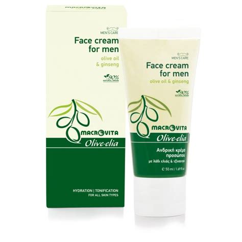 Olive Elia Face Cream For Men Macrovita Shop