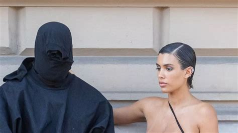 Kanye West S Wife Bianca Censori Goes Braless In Completely Sheer Top